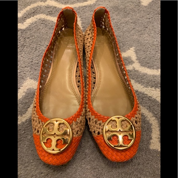 tory burch chelsea woven ballet flat